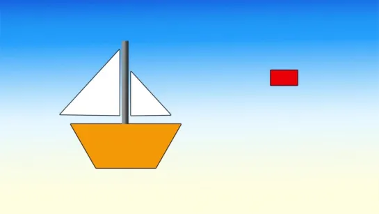 Играем в геометрию. Кораблик из геометрических фигур. Наше всё!