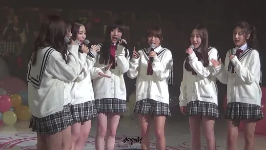 121114 Lovelyz - Word up (acapella) on Showcase