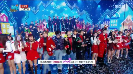 161224  All cast - Jingle Bell @ Show! Music core