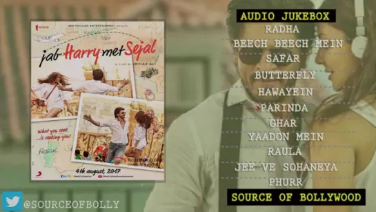 "Jab Harry Met Sejal" 2017  Full Audio Songs JUKEBOX Pritam  Shah Rukh Khan  Source of Bollywood