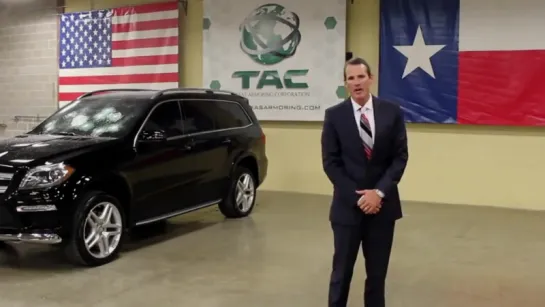 Texas Armoring Corporation (TAC) Trent Kimball in Mercedes-Benz