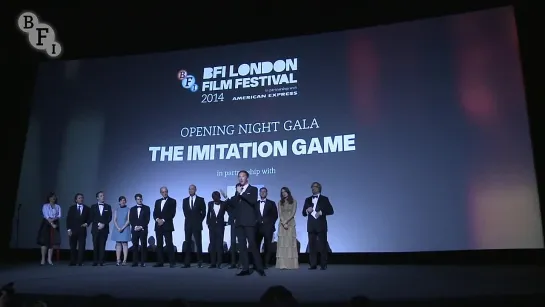 Introduction to The Imitation Game Gala screening  BFI LFF