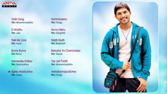 Allu Arjun Romantic Hit Songs  Jukebox