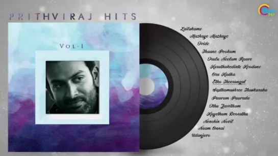 Prithviraj Sukumaran  Hit Malayalam nonstop songs  Vol 1   Audio Jukebox  Offical