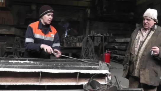 ПЕРЕМЕРЯЕТ РАЗМЕРЫ (в перегорож. форме ЛСВ "ступень верхняя" Лена Савич. (нач. ОТК)).