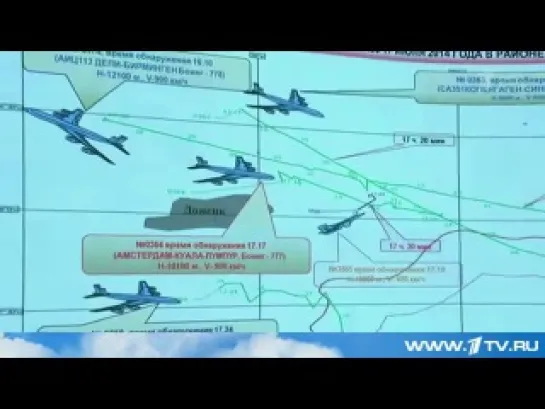 14.11.2014 - Первый канал показал снимок атаки истребителем «Боинга» в Донбассе.