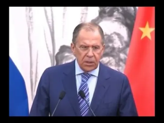 Лавров о миссии ОБСЕ, ситуации на Ю-В. Украины и 4-хсторонней встрече (пресс-конференция в Пекине)(15.04.2014)