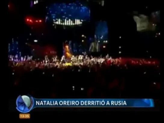 Natalia Oreiro derritió a Rusia (23.04.2014)