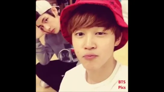 BTS Jimin and Taehyung fancafe 150507