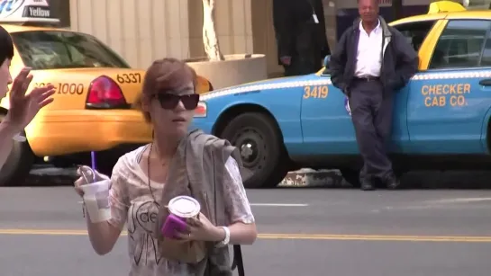 [Fancam] 100905 Tiffany SNSD - Outside @ Sheraton Hotel