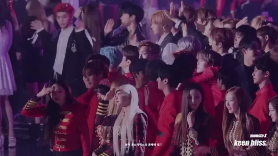 [VK][181225] MONSTA X fancam - Ending @ SBS Gayo Daejun 2018