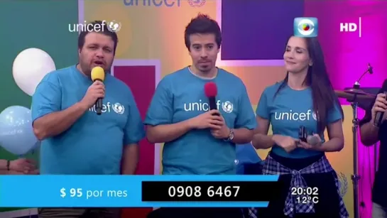 Natalia canta en Todos por los niños 2017- UNICEF