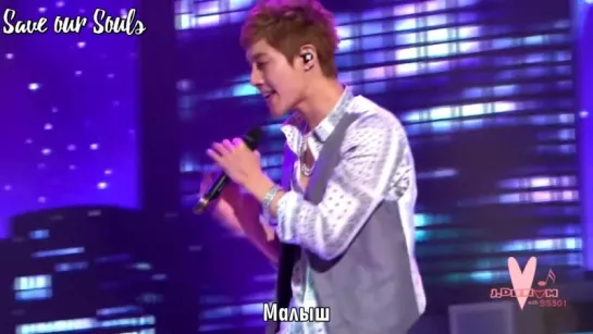 Kim Hyun Joong - Kiss Kiss (Live Mix) (рус. саб)