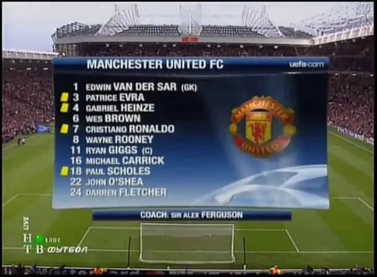 203 CL-2006/2007 Manchester United - AC Milan 3:2 (24.04.2007) 1H