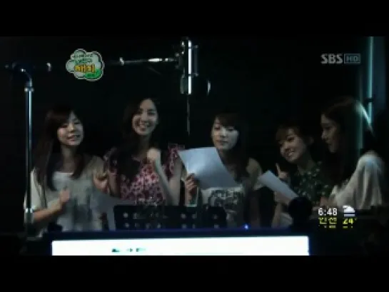 [CLIP] SNSD - My Friend Haechi (Recording Studio)