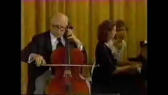 Mstislav Rostropovich plays Popper's Dance of the Elves