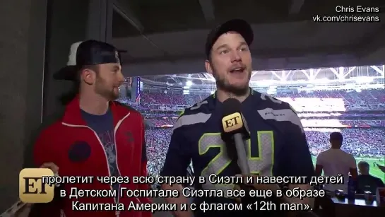 На матче «New England Patriots» vs «Seattle Seahawks» [01.02.15] / (русские субтитры) #1