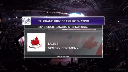 Награждение | Лаваль, Канада | 27.10.18 | Medal Ceremony (Ladies) - Skate Canada 2018