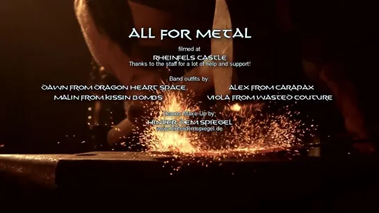 ALL FOR METAL - All For Metal (2022)  Official Music Video  AFM Records