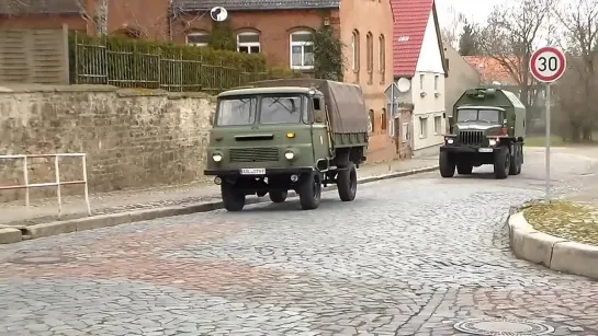 Manöver 60 Jahre NVA in Großalsleben