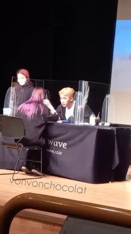 [VK][210314] WONHO fancam @ Sound Wave fansign