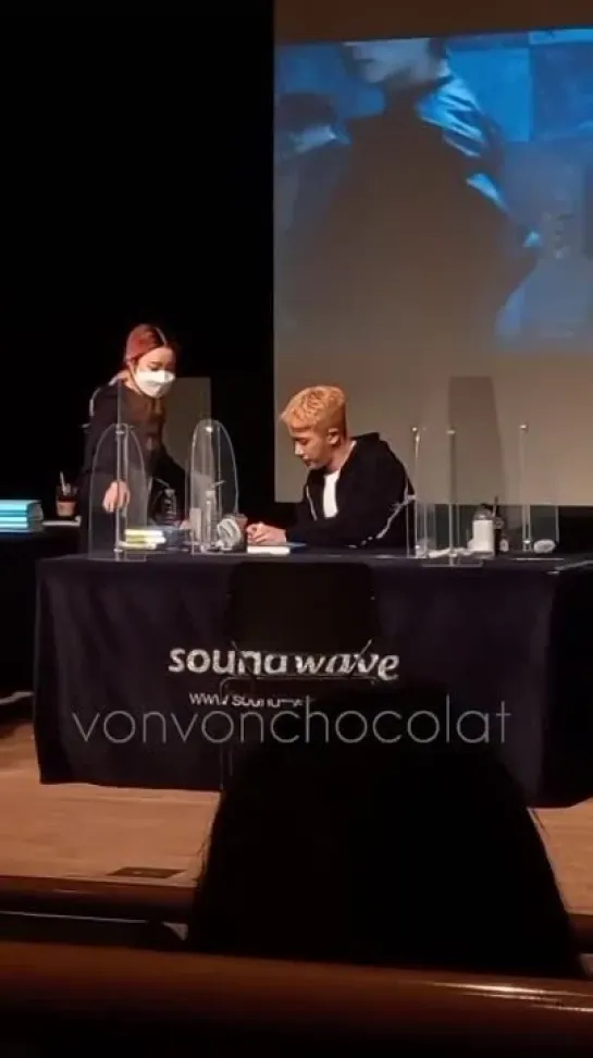 [VK][210314] WONHO fancam @ Sound Wave fansign