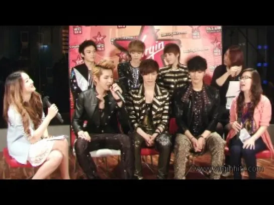 120727 EXO-M @ 95.5 Virgin Hitz Interview