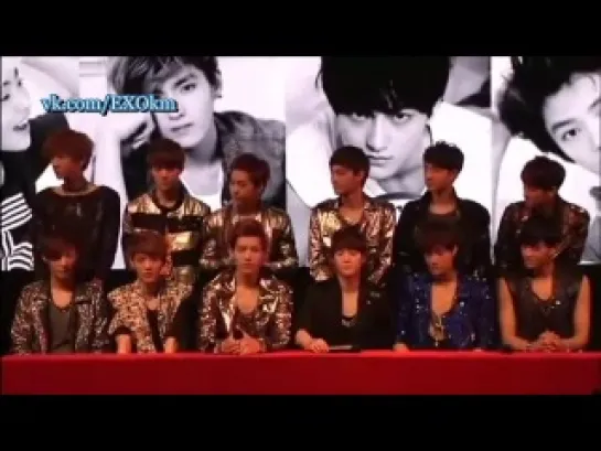 [EXO SHOWCASE] 120401 Пресс-конференция ЕХО [РУСС. САБ]