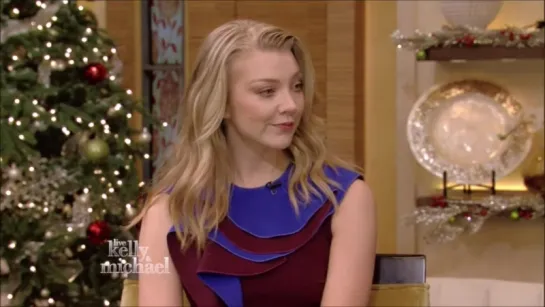 Natalie Dormer Live With Kelly and Michael 12 18 2015