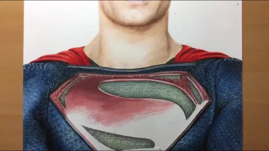 Speed Drawing  Superman - Man Of Steel- DC - Justice league  - Timelapse ¦ Artology