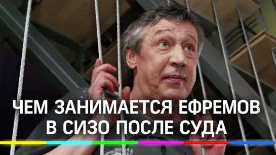 Ефремов в СИЗО: как актёр проводит срок за ДТП