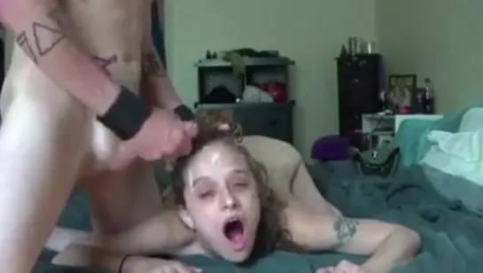 Russian Teen Domination and Cum on head