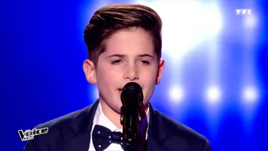 Thibault - Emmène-moi (Boulevard des airs) _ The Voice Kids France 2017 _ Blind Audition