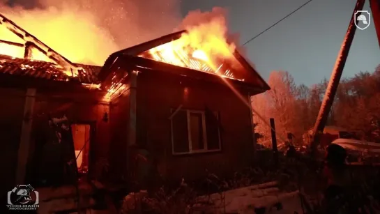 В Архангельске вчера сгорел жилой дом