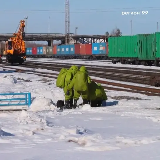 Учения в Новодвинске "Безопасная Арктика"