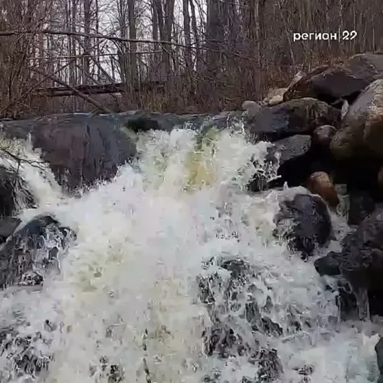 Весной под Няндомой появился водопад