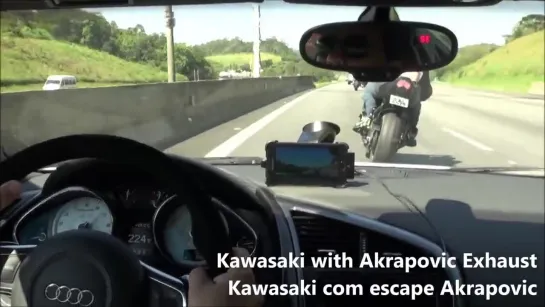 Audi R8 X Kawasaki Ninja ZX10R X Suzuki GSXR1000