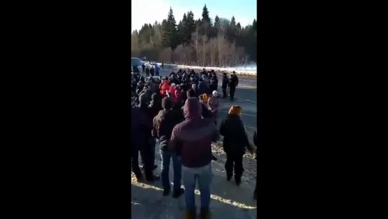 Задержания протестующих против свалки "Ядрово" 9.03.2018