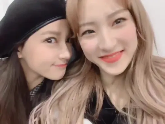 [SNS] 190126 UZZU Twitter update @ Eunseo, Cheng Xiao