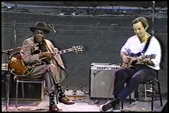 John Lee Hooker and Ry Cooder - 1992-10-10 - Shoreline Amphitheatre, Mountain View