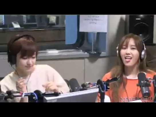 T-ARA N4 Eunjung & Hyomin dance on radio