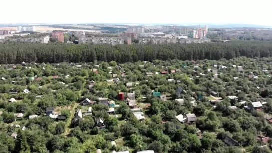 Вид сверху  Ижевск, Индустриальный и Устиновский районы