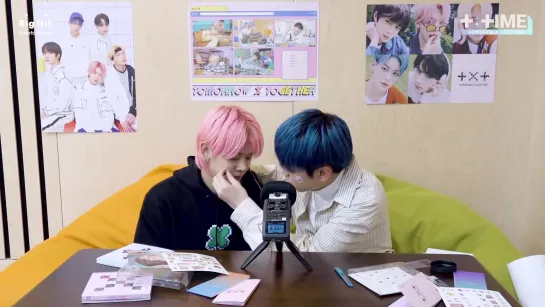 [T:TIME] minisode1 : Blue Hour Album Unboxing - Ghosting Ver. . - TXT (투모로우바이투게더)