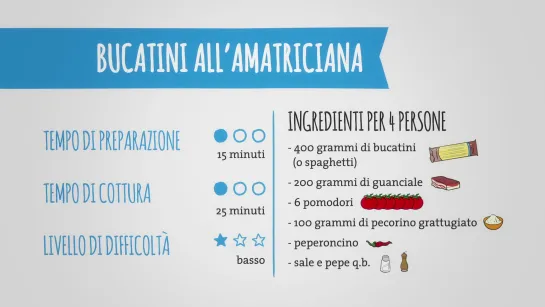 05. Bucatini all'amatriciana