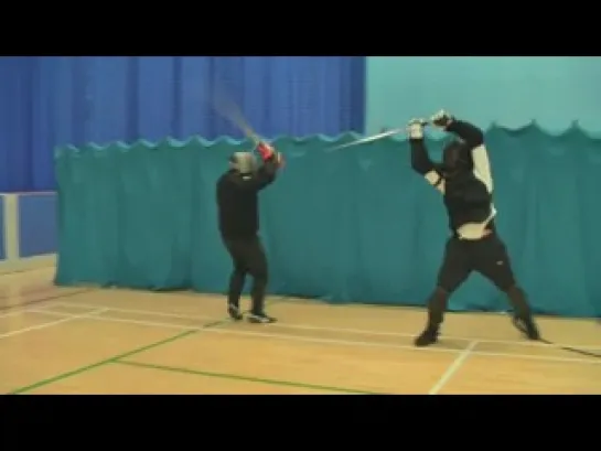 Longsword Sparring. Nick vs Roger_AHF.