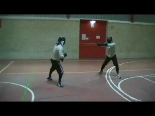 Longsword Sparring. Carlos Negredo_Sala de Armas Batallador.