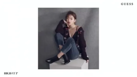 [CF] Suzy for Guess Korea  2016 FW collection and High Cut