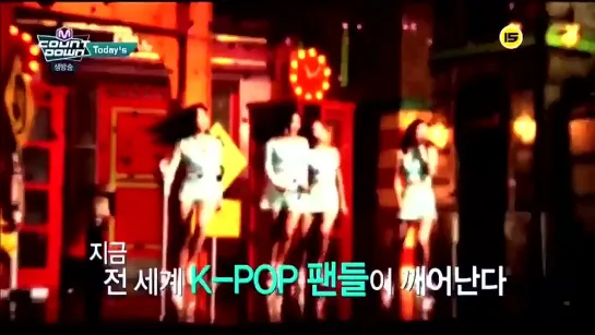 150402 miss A & EXO Opening VCR for [M! Countdown]