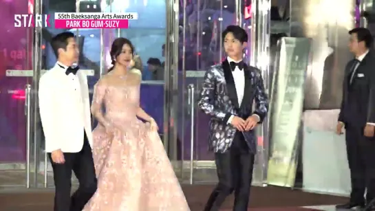 190501 |  55th Baeksanga Arts Awards | Suzy & Park Bo Gum