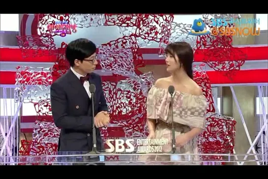 121230 | Suzy & Yoo Jae Suk - Grasshopper Dance | SBS Entertainment Awards